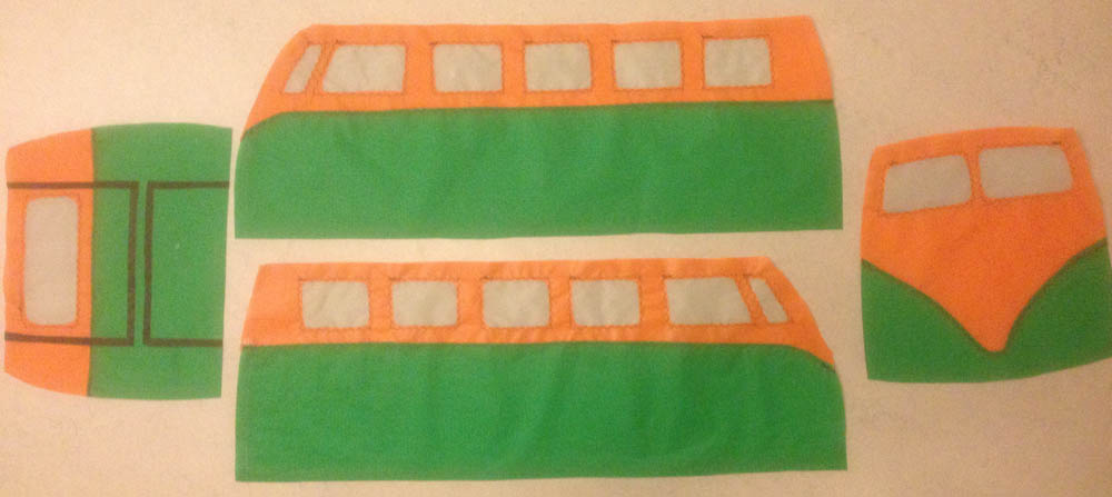 VW Bus T1 23 windows,1:6,7,Eltex